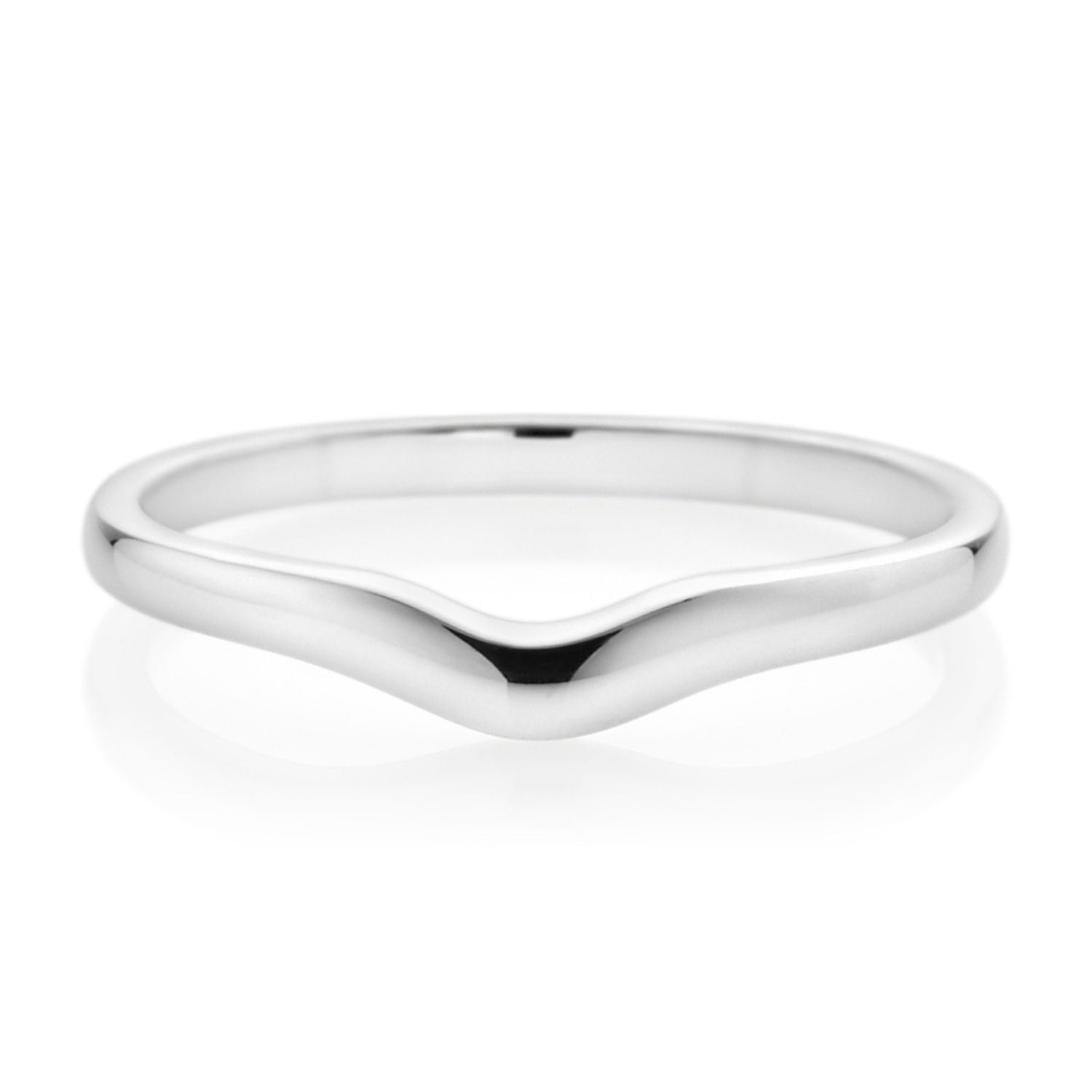 Forevermark 18ct White Gold Contour Diamond Band – Mazzucchelli's 