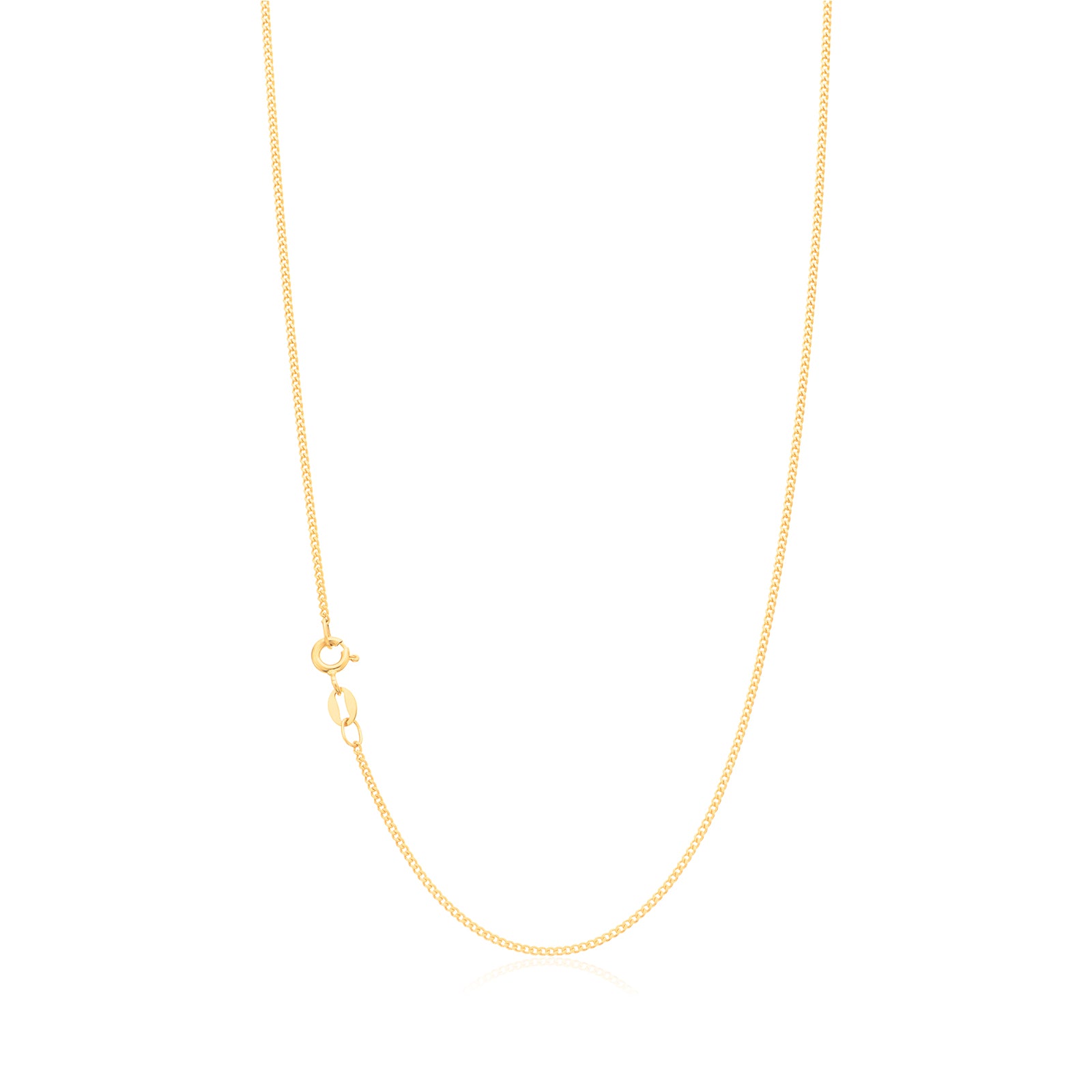 18ct Yellow Gold 50cm Curb Diacut Chain