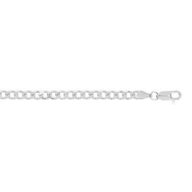 Sterling Silver 50cm Bevdicut 120 Gauge Chain