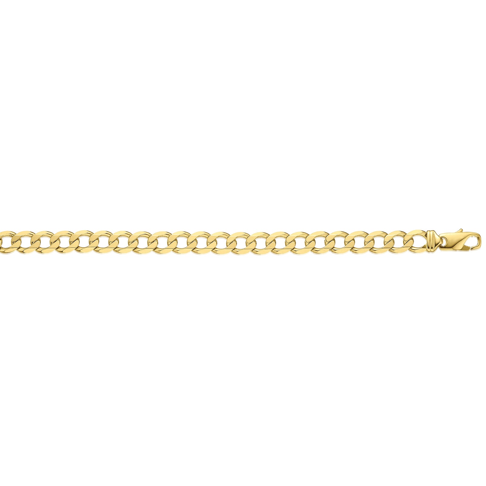 9ct Yellow Gold 60cm Long Curb 250 Gauge Chain