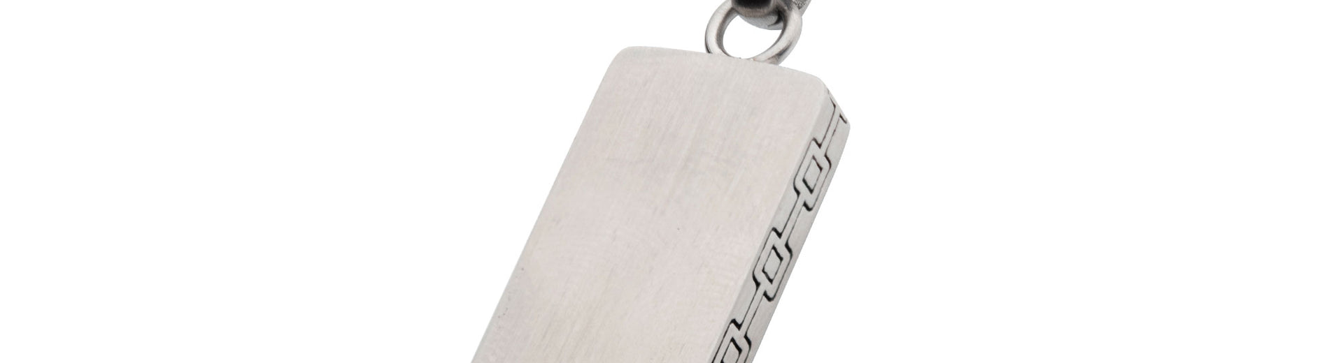 Stainless Steel 55cm Engrave Pendant