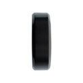 Stainless Steel Black Tone 8mm Matte Bevel Ring