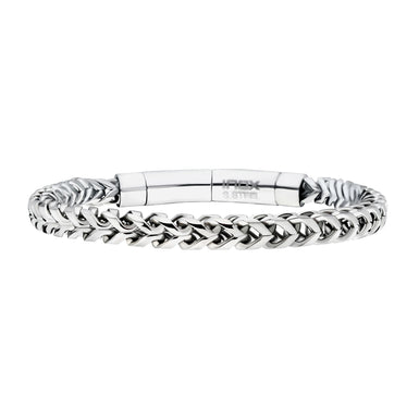 Stainless Steel 21cm Foxtail Men's Bracelet