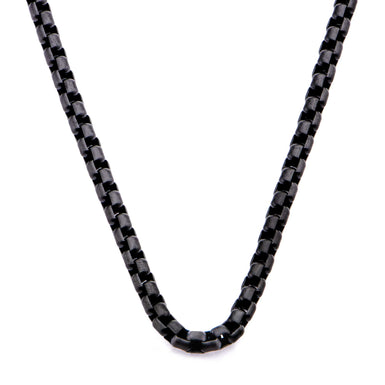 Stainless Steel 56cm Black Box Chain