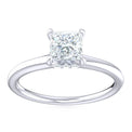 18ct White Gold Princess & Round Cut 0.55 Carat tw Lab Grown Certified Diamond Ring