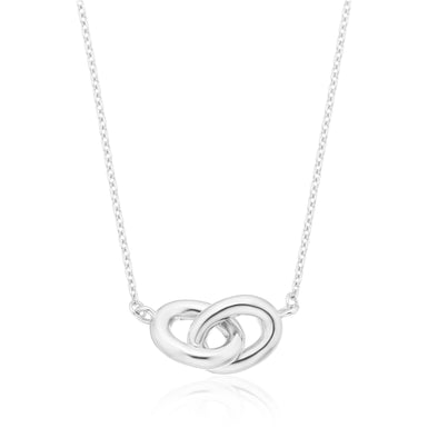 Vera Wang Sterling Silver Circle Link Pendant