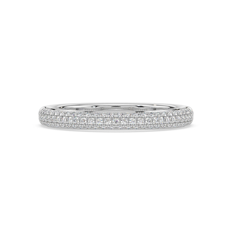 18ct White Gold Round & Marquise Cut 0.25 Carat tw Lab Grown Diamond Ring