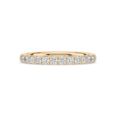 18ct Yellow Gold Round Cut 0.50 Carat tw Lab Grown Diamond Ring