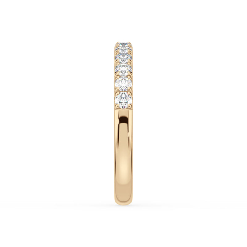 18ct Yellow Gold Round Cut 0.50 Carat tw Lab Grown Diamond Ring