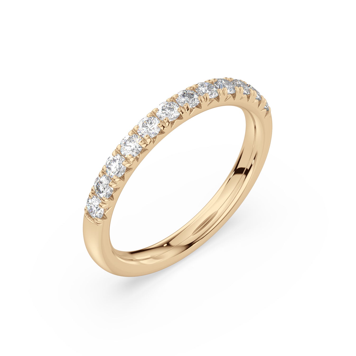 18ct Yellow Gold Round Cut 0.50 Carat tw Lab Grown Diamond Ring
