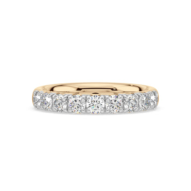18ct Yellow Gold Round Cut 1.00 Carat tw Lab Grown Diamond Ring