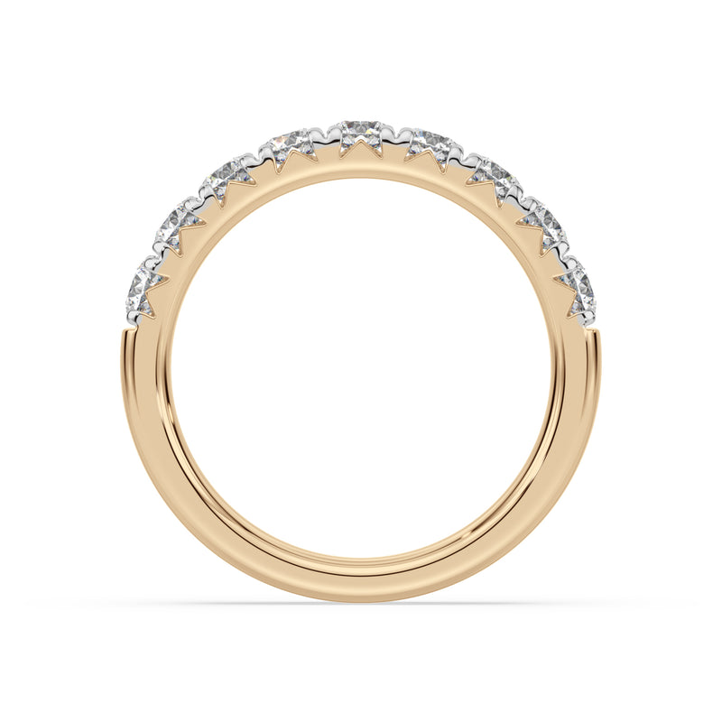 18ct Yellow Gold Round Cut 1.00 Carat tw Lab Grown Diamond Ring