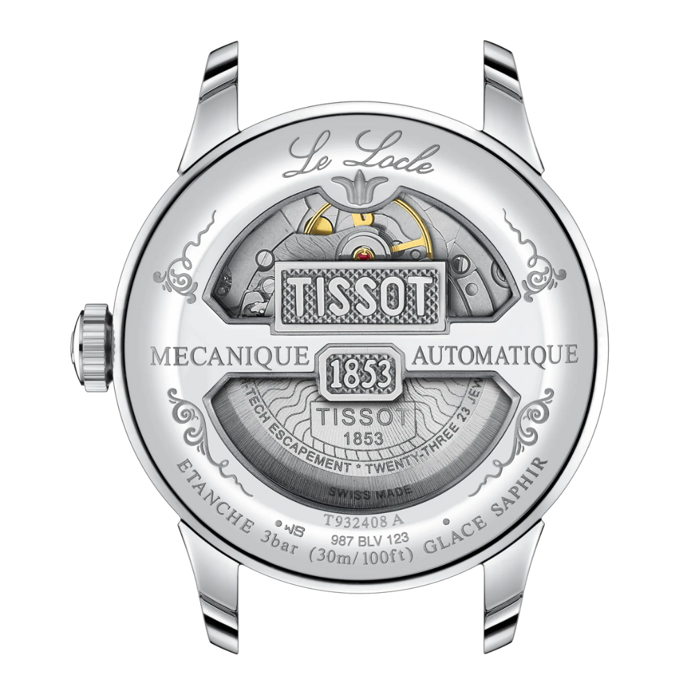 Tissot Le Locle COSC 39mm 18ct Gold Bezel Watch T9324084103300