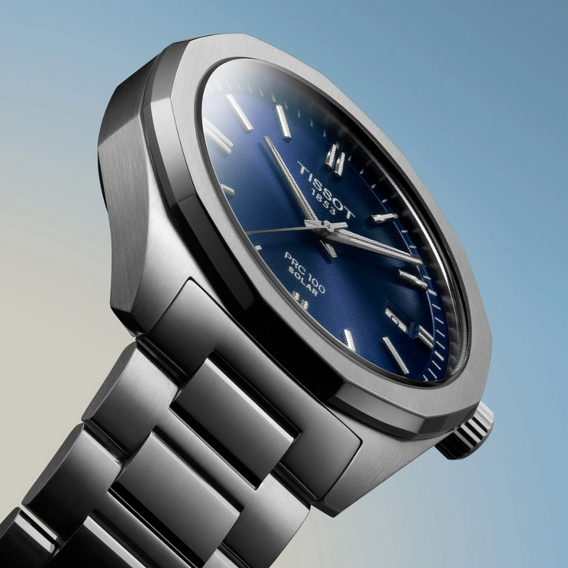 Tissot PRC 100 Solar Quartz 39mm Watch T1514221104100