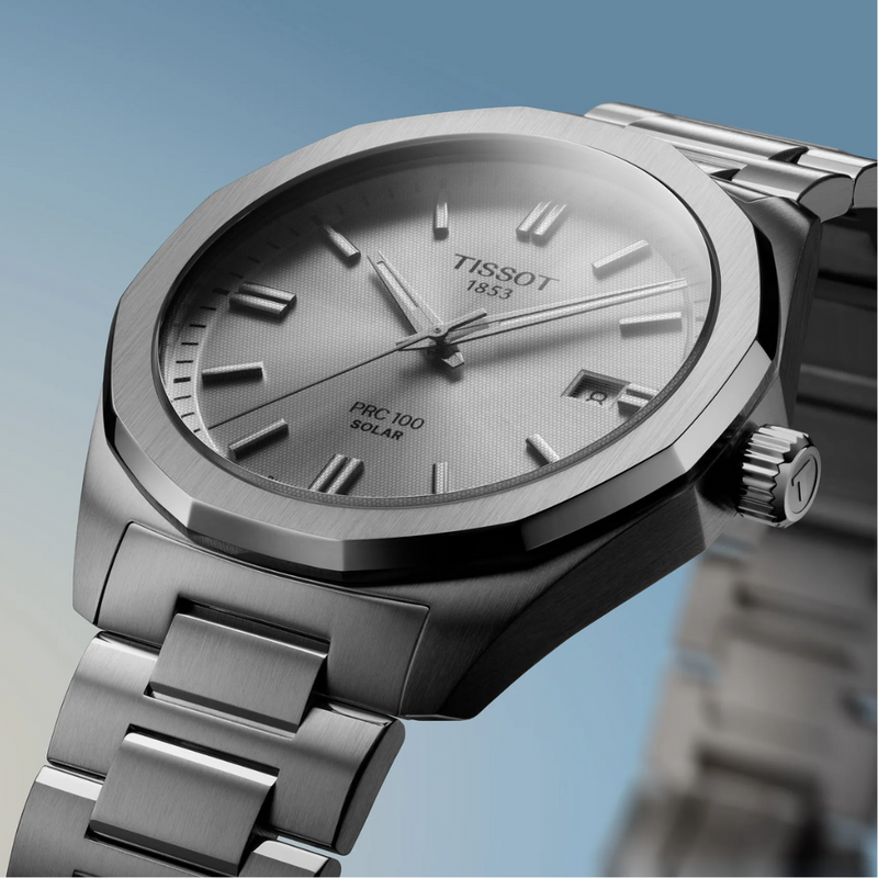 Tissot PRC 100 Solar Quartz 39mm Watch T1514221103100