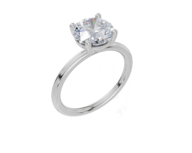 18ct White Gold Round Cut 2.00 Carat of Diamond Ring