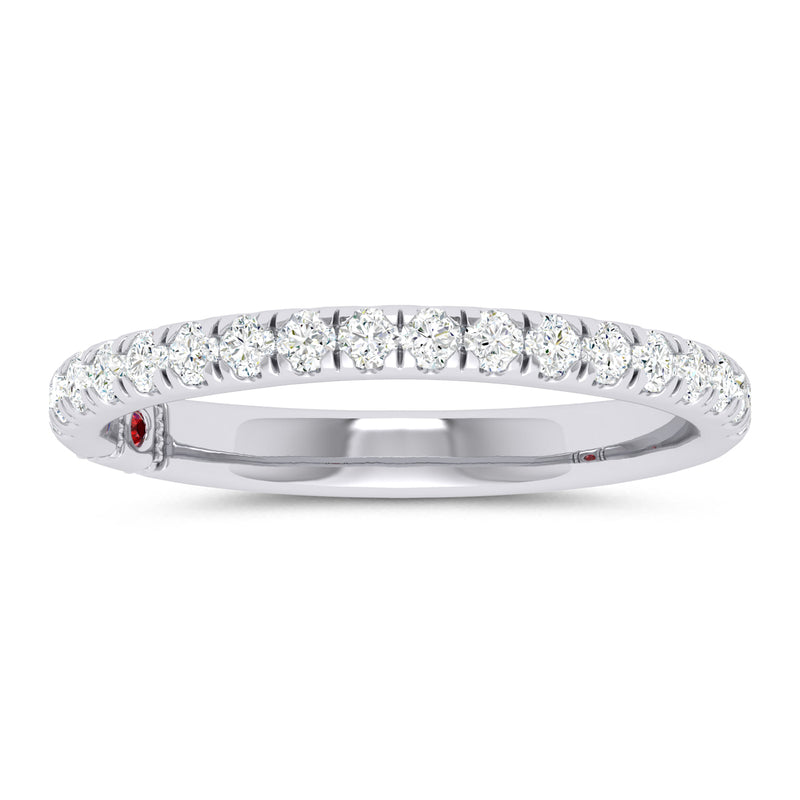 Royale Platinum Round 0.33 CTW Diamond Band