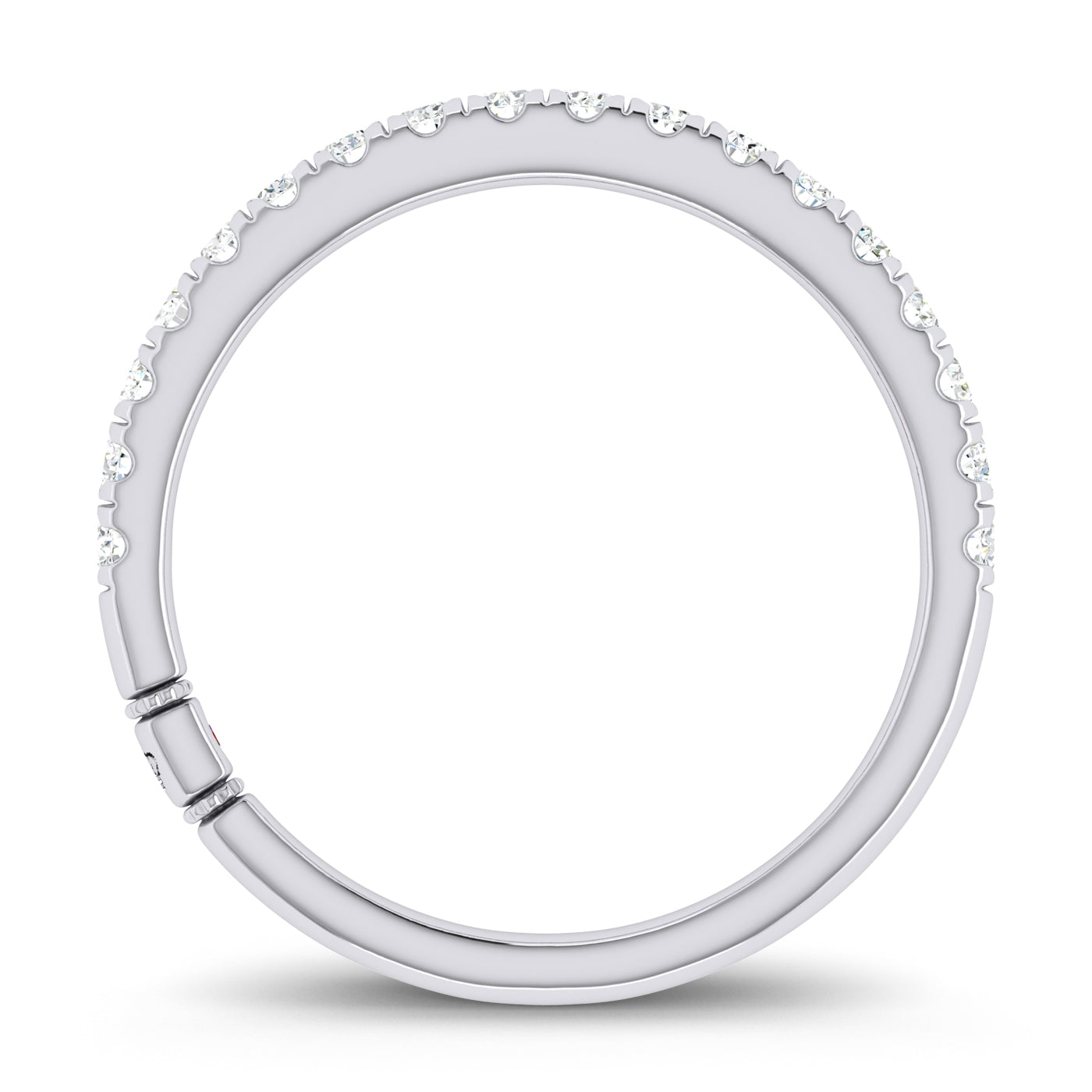 Royale Platinum Round 0.33 CTW Diamond Band