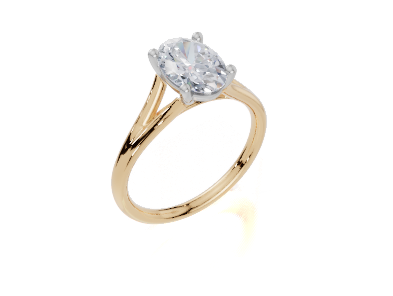 18ct Yellow Gold Oval Cut 1.50 Carat of Diamond Ring