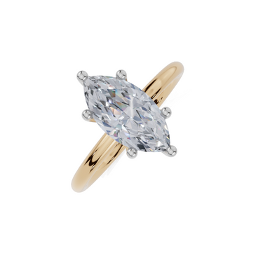 18ct Yellow Gold Natural Marquise Cut 1.50 Carat of Diamond Ring