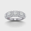 Royale Platinum Round Brilliant Cut 1.25 CARAT tw of Diamonds Ring