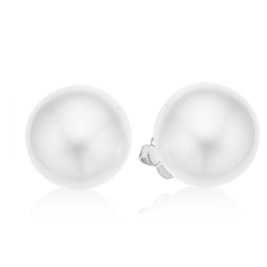 Perla By Autore 18ct White Gold 12mm South Sea Pearl Studs