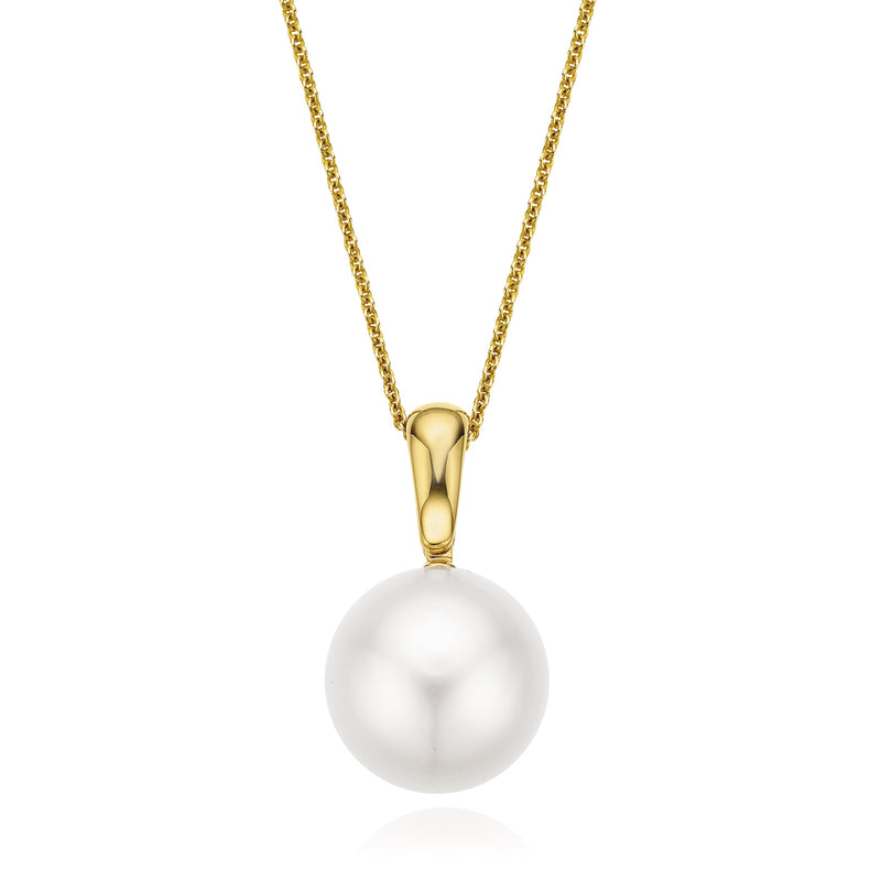 Perla By Autore 18ct Yellow Gold 13mm South Sea Pearl Pendant