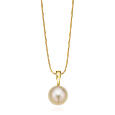 Perla By Autore 18ct Yellow Gold 12-13mm Gold South Sea Pearl Pendant