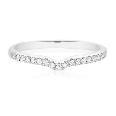 Platinum Round Brilliant Cut with 0.10 CARAT tw of Diamonds Ring
