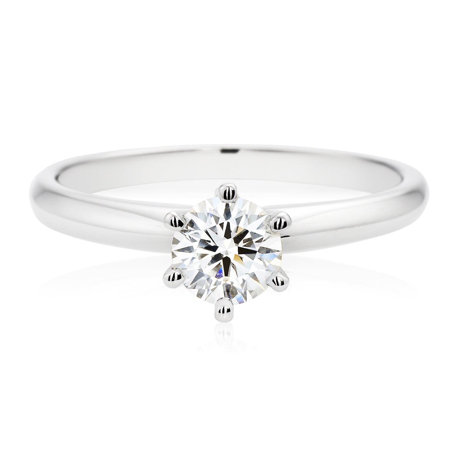 Promise 18ct White Gold Round Brilliant Cut with 0.70 CARAT of Diamonds Ring