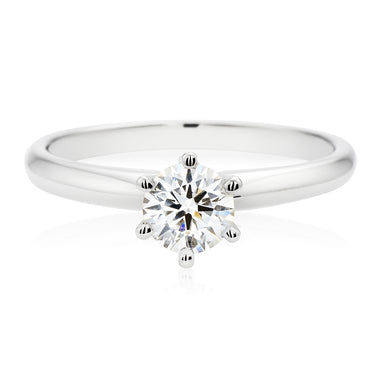 Promise 18ct White Gold Round Brilliant Cut with 0.70 CARAT of Diamonds Ring