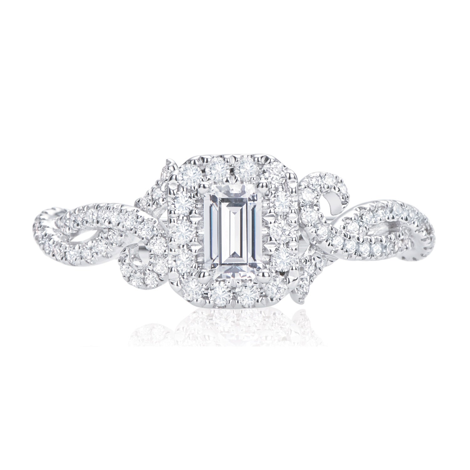 Emerald cut vera wang engagement rings Clearance