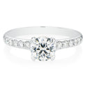 Promise 18ct White Gold Round Brilliant Cut with 1 CARAT tw of Diamonds Ring