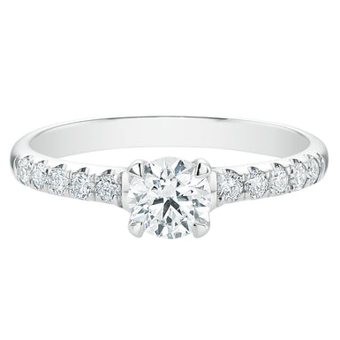 Promise 18ct White Gold Round Brilliant Cut with 0.70 CARAT tw of Diamonds Ring
