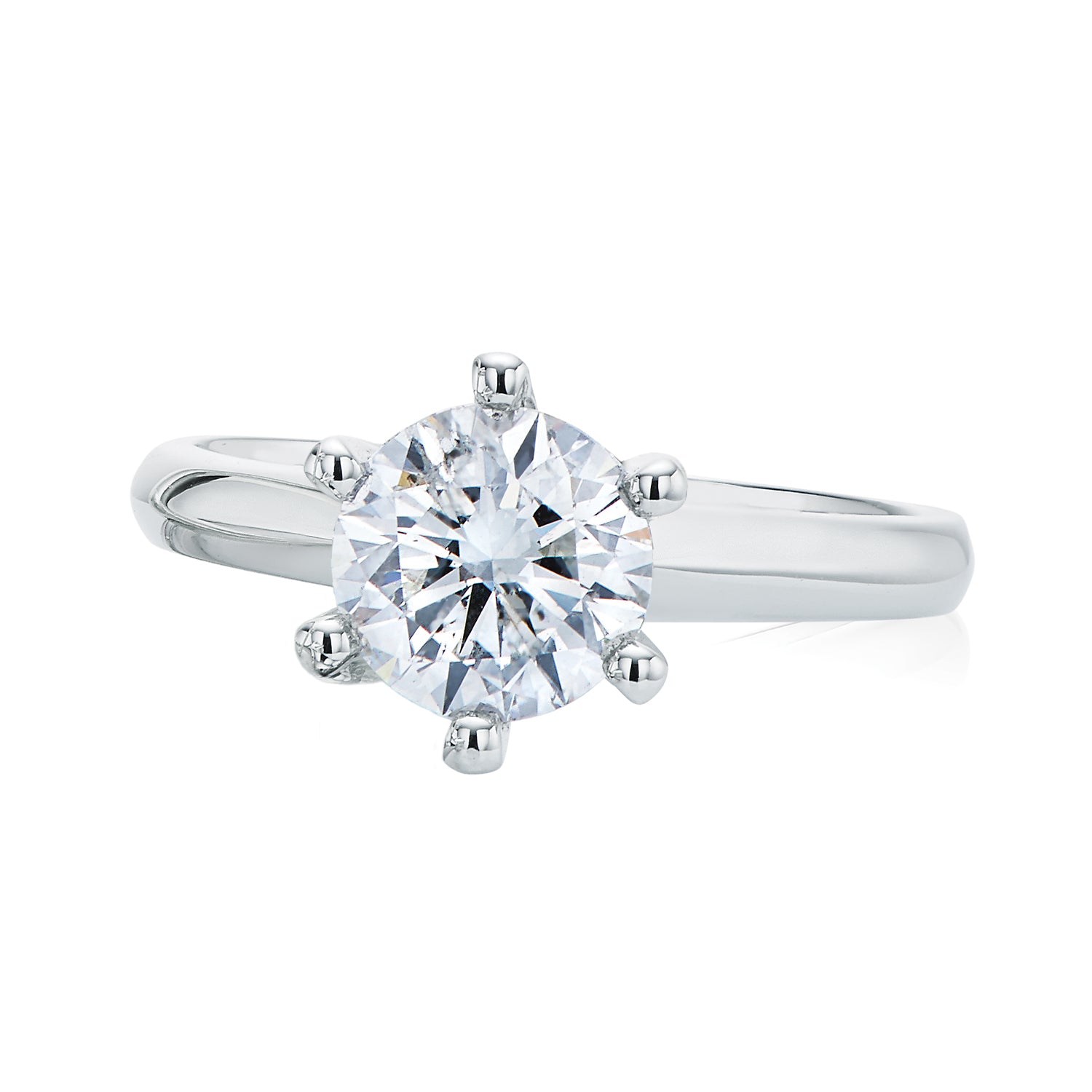Promise 18ct White Gold Round Brilliant Cut with 1 1/2 CARAT of Certified Diamonds Ring