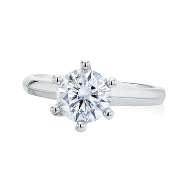 Promise 18ct White Gold Round Brilliant Cut with 1 1/2 CARAT of Certified Diamonds Ring