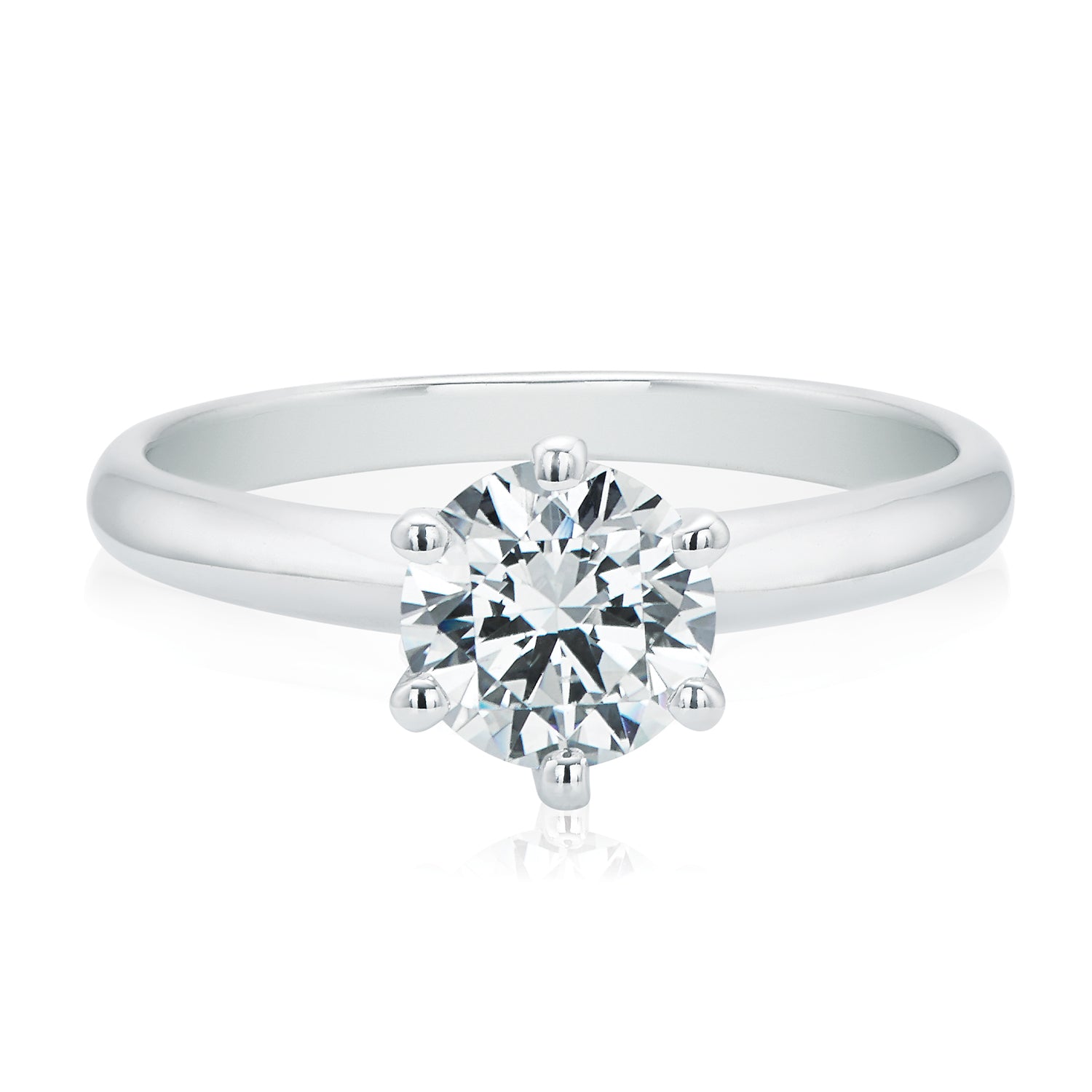 Promise 18ct White Gold Round Brilliant Cut with 1.20 CARAT of Certified Diamonds Ring