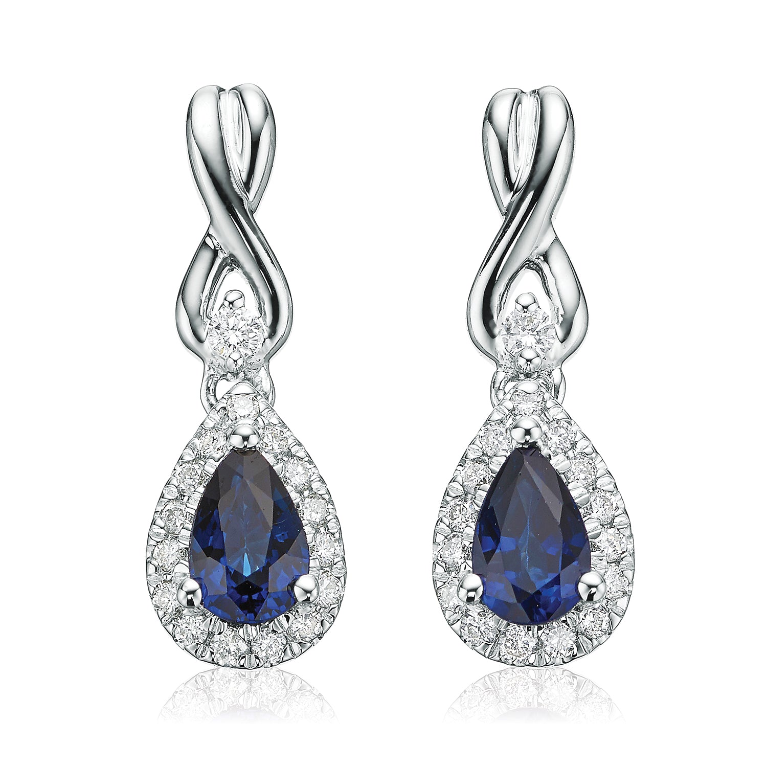 Vera Wang Love 18ct White Gold Pear Cut Sapphire with CARAT