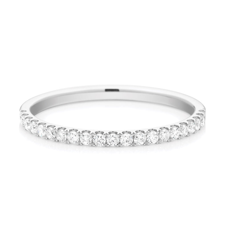 18ct White Gold Round Brilliant Cut with 1/4 CARAT tw of Diamonds Ring