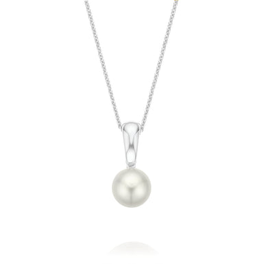 Perla By Autore 18ct White Gold 9mm South Sea Pearl Pendant