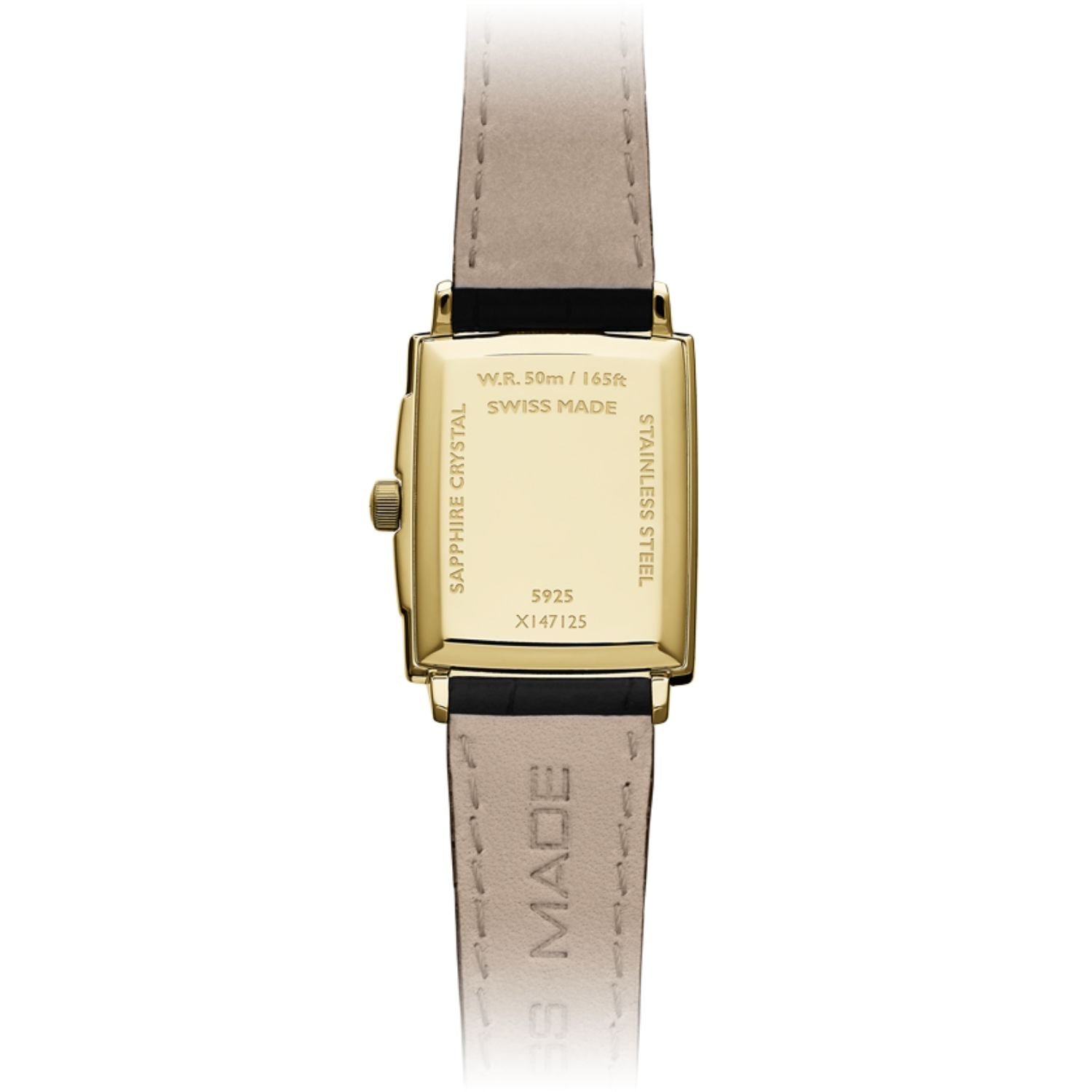 Raymond Weil Toccata Ladies Gold Quartz Leather Watch 5925-PC-00300
