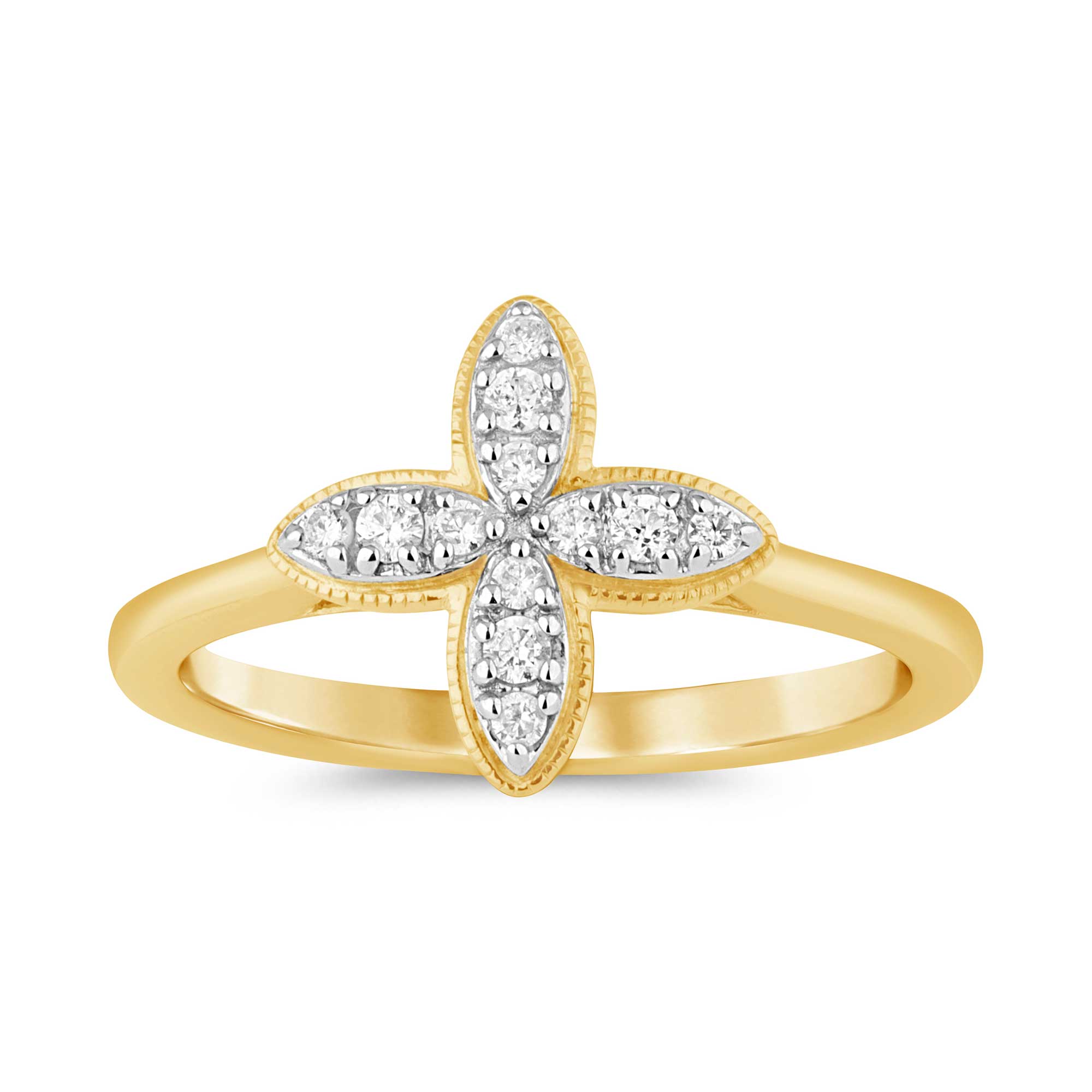 9ct yellow dress ring. 9ct yellow dress ring.