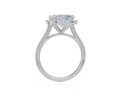 18ct White Gold Radiant Cut 4.65 Carat tw of  Diamond Ring