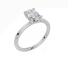 18ct White Gold Oval Cut 1.05 Carat tw of  Diamond Ring