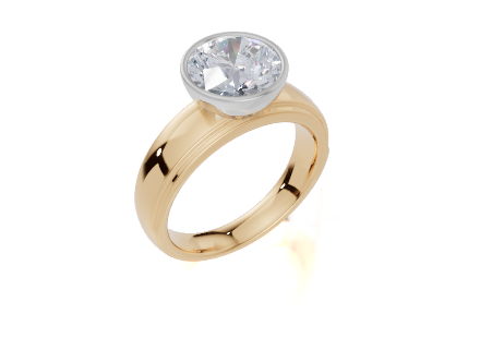 18ct Yellow Gold Round Cut 2.00 Carat of  Diamond Ring