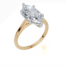 18ct Yellow Gold Marquise Cut 3.00 Carat of  Diamond Ring