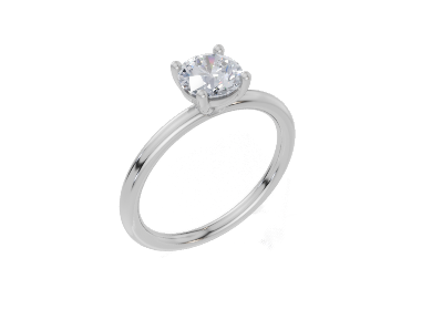 18ct White Gold Round Cut 0.75 Carat of  Diamond Ring