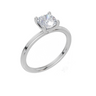 18ct White Gold Cushion Cut 1.00 Carat of Lab-Grown Diamond Ring
