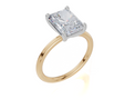 18ct Yellow Gold Radiant Cut 3.00 Carat of  Diamond Ring
