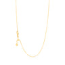 18ct Yellow Gold 45-50cm Box Slider Chain